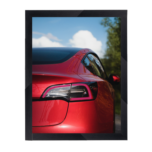 Tablou Iluminat, ELECTRIC CAR - Plexiglas Premium